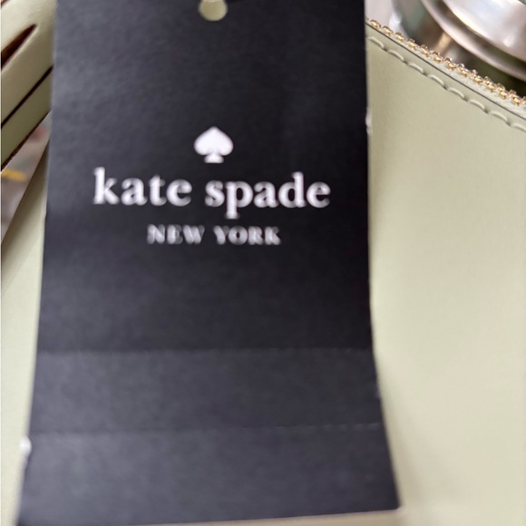 NWT KATE SPADE NEW YORK Smooth Leather Ivy Street Crossbody In Sage Bundl - Picture 4 of 8